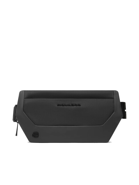 PIQUADRO S140 Riñonera de tela reciclada negro - Riñoneras