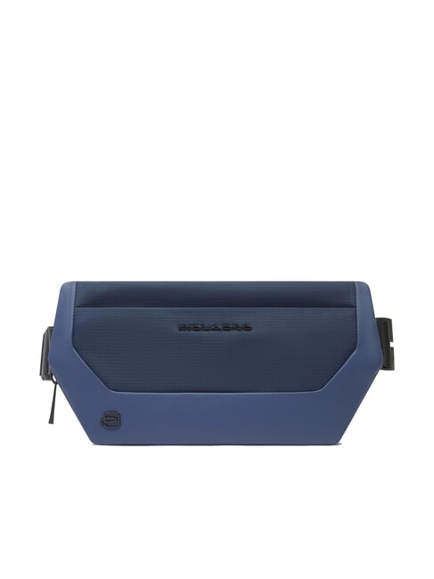 PIQUADRO S140 Riñonera de tela reciclada azul - Riñoneras