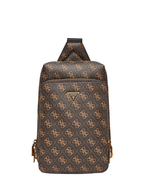 GUESS MILANO 4G Bolso maxi marrón/ocre - Bandoleras Hombre