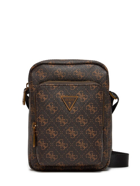 GUESS MILANO Bolsa de hombro marrón/ocre - Bandoleras Hombre