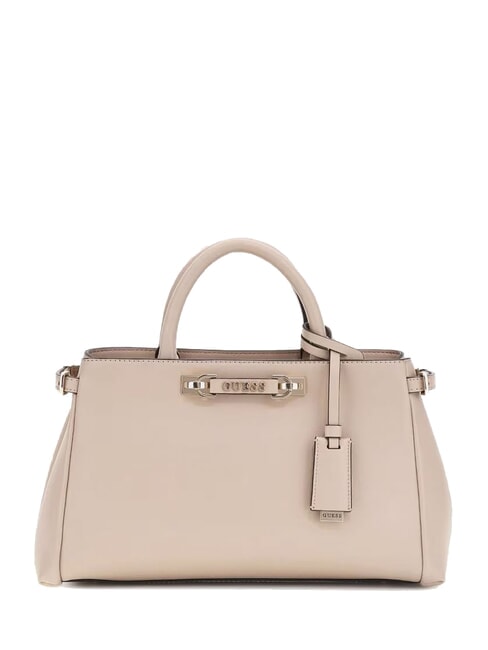 GUESS LEFIA  Bolso de mano, con bandolera simplemente gris topo - Bolsos Mujer