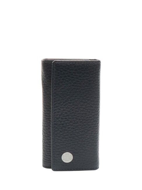 SPALDING SNAP Estuche de cuero para llaves azul - Llaveros