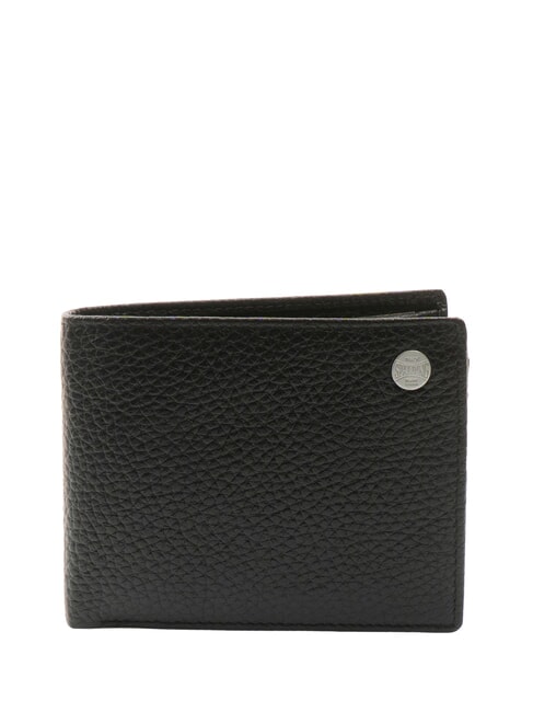 SPALDING SNAP Cartera mediana de piel martillada negro - Carteras Hombre