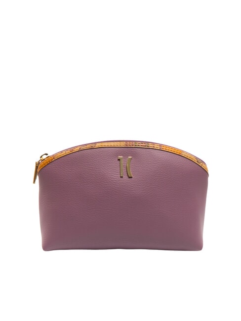 ALVIERO MARTINI PRIMA CLASSE GEO Belleza redondeada con logo malva - Neceser