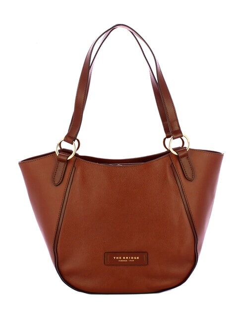 THE BRIDGE DOMITILLA  Bolsa de compras de cuero BROWN - Bolsos Mujer