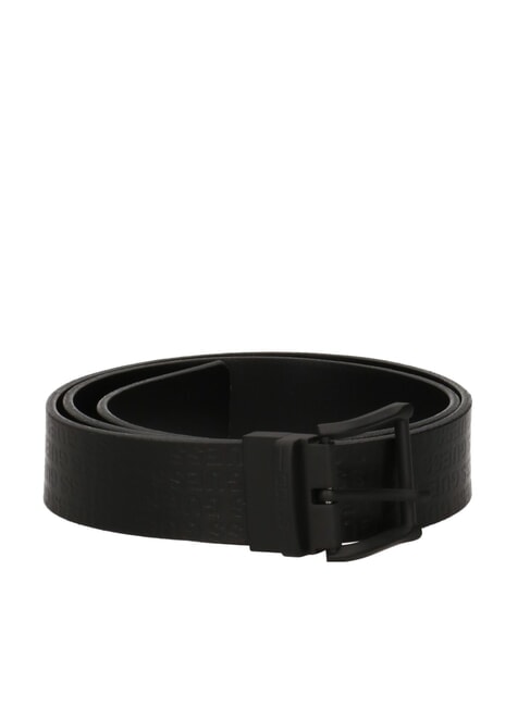 GUESS DOUBLE Cinturón de cuero reversible NEGRO - Cinturones