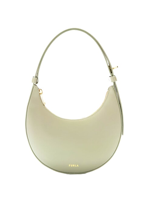 FURLA DELIZIA  Mini bolso bandolera, en piel. salvia clara - Bolsos Mujer