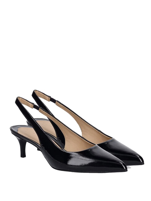 RALPH LAUREN LOLAH II  Escote de cuero NEGRO - Zapatos Mujer