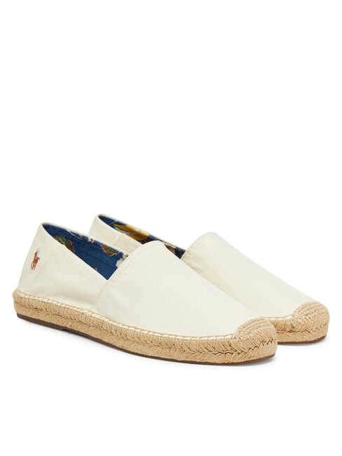 RALPH LAUREN CEVIO SLIP  Alpargatas crema - Zapatos Hombre