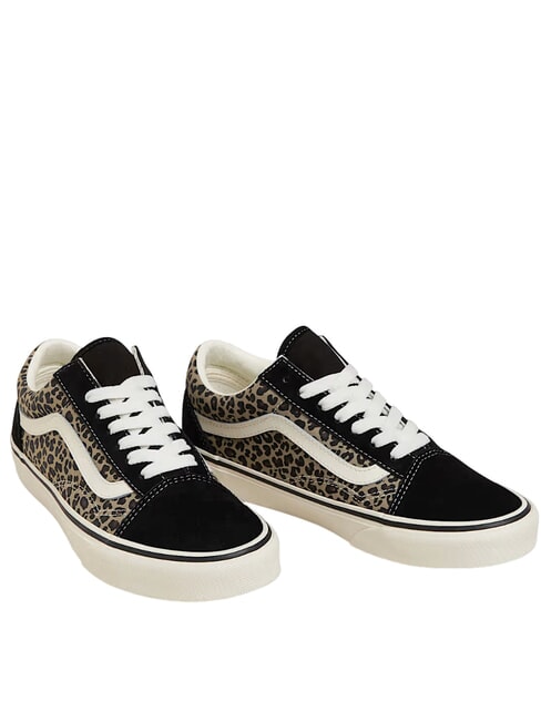 VANS OLD SKOOL COLOR THEORY Zapatillas de lona negro/leopardo - Zapatos unisex