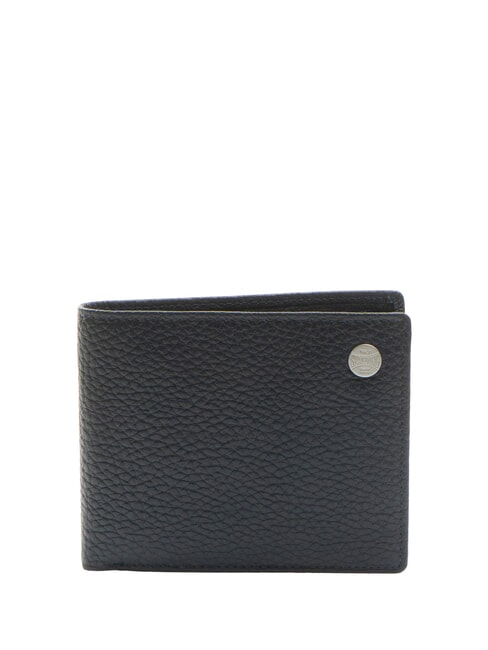 SPALDING SNAP Cartera mediana de cuero azul - Carteras Hombre