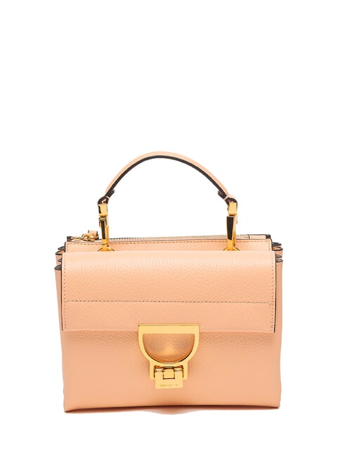 COCCINELLE ARLETTIS Minibolso de piel con textura amanecer - Bolsos Mujer