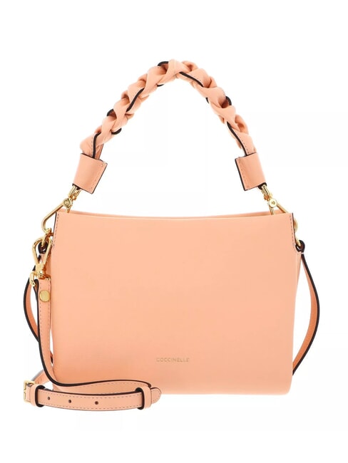 COCCINELLE BOHEME GRANA DOUBLE Bolso de mano, con bandolera, en piel amanecer/maceta - Bolsos Mujer