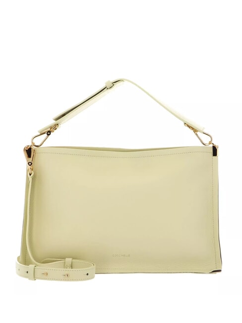 COCCINELLE SNIP Bolso bandolera de piel martillada lima era/pow.pi - Bolsos Mujer