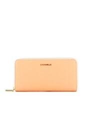 COCCINELLE METALLIC SOFT Cartera en piel texturizada - Carteras Mujer