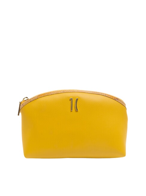 ALVIERO MARTINI PRIMA CLASSE GEO Belleza redondeada con logo amarillo miel - Neceser