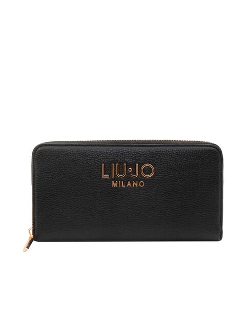LIUJO CALIWEN Cartera grande con cremallera NEGRO - Carteras Mujer