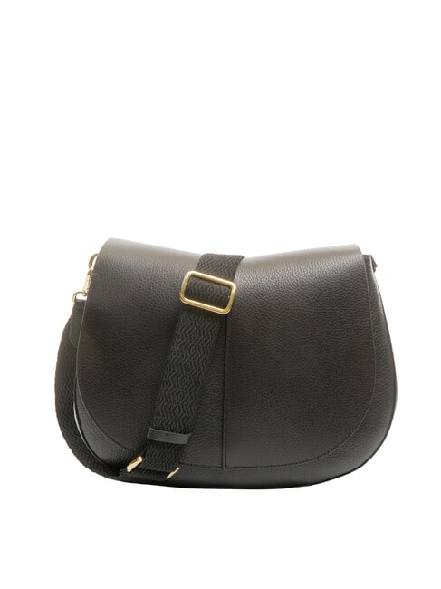 GIANNI CHIARINI HELENA ROUND Bolso bandolera pequeño de piel negro - Bolsos Mujer