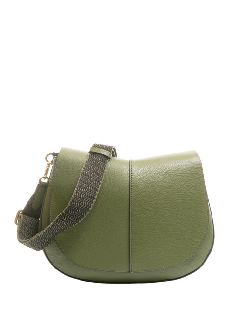 GIANNI CHIARINI HELENA ROUND Bolso bandolera pequeño de piel fuego profundo - Bolsos Mujer