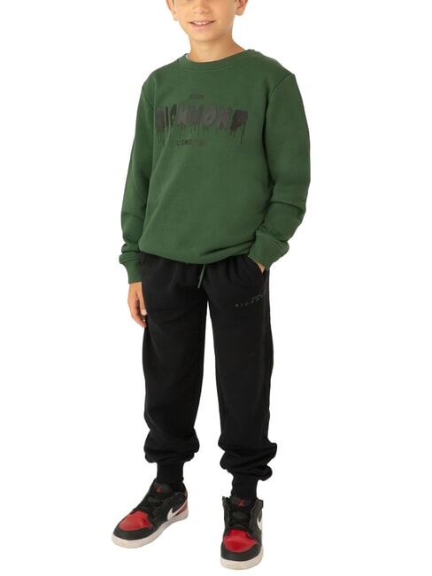 JOHN RICHMOND PETERSI Conjunto completo de chándal, sudadera y pantalón. montura/negro - Chándales para niños