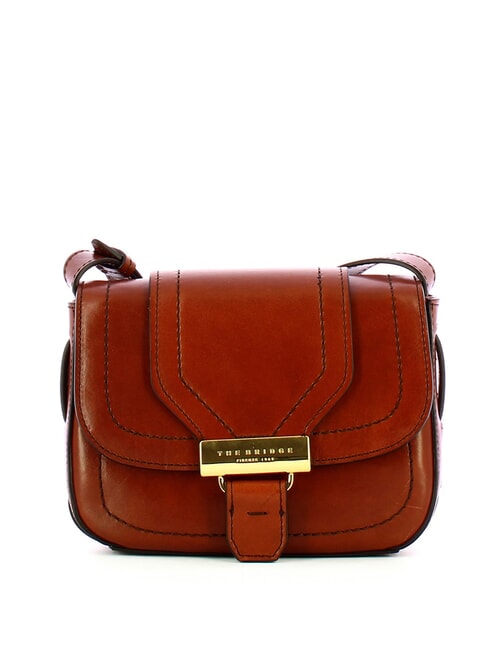 THE BRIDGE BENEDETTA  Mini bolso de hombro, en piel BROWN - Bolsos Mujer