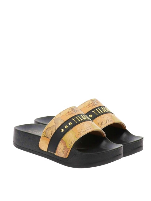 ALVIERO MARTINI PRIMA CLASSE GEO  Zapatillas beige geométrico/negro - Zapatos Mujer