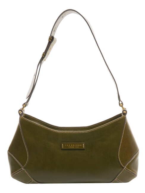 THE BRIDGE GIORGIA Bolso bandolera de piel tomillo abb oro - Bolsos Mujer