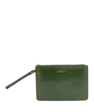 THE BRIDGE FIONA Clutch plano de piel con pu&ntilde;o ingl&eacute;s verde abb. oro - Bolsos Mujer - 1