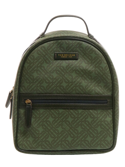THE BRIDGE ANNA  Mochila de mujer Derby verde abt. oro - Bolsos Mujer