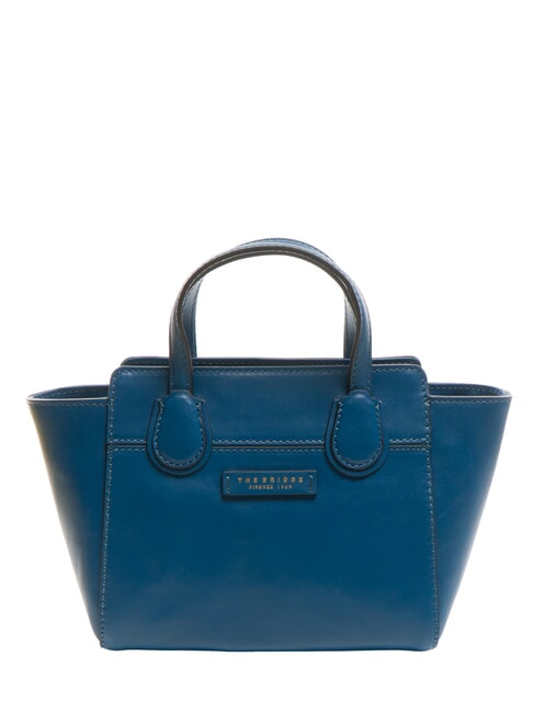 THE BRIDGE ELETTRA Bolso de piel con bandolera vaqueros cortos oro - Bolsos Mujer