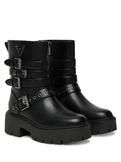 GUESS SALVO  Botines NEGRO - Zapatos Mujer
