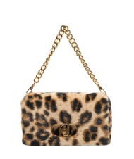 LIUJO LAPUFFY Bolso de hombro de felpa con estampado animal - Bolsos Mujer