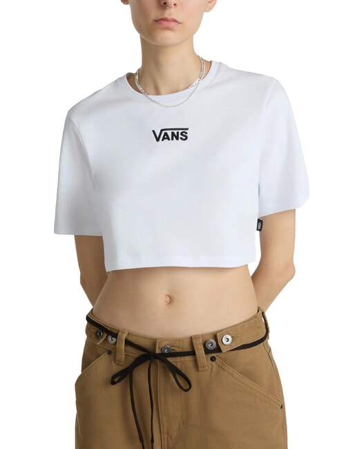 VANS FLYING V Camiseta corta con logo blanco - camiseta