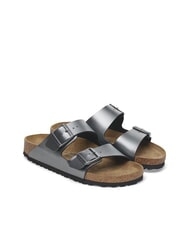 BIRKENSTOCK ARIZONA Sandalia tipo zapatilla metálica - Zapatos Mujer