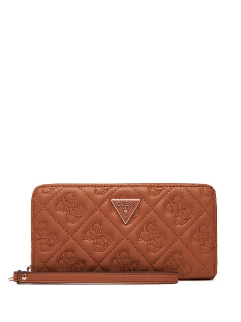 GUESS ADELASIA Billetera bolso shopper Albury caramelo - Carteras Mujer