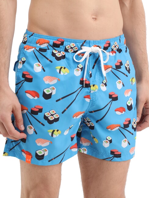 SUN68 JAPAN Traje de playa para hombre azul - Trajes de baño