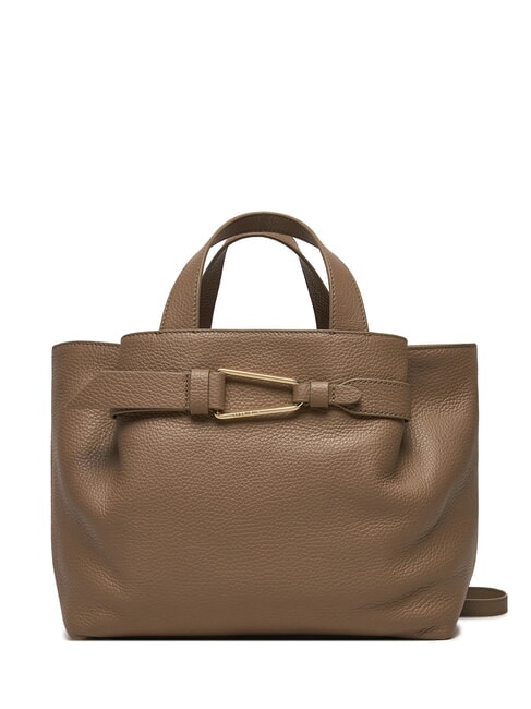 COCCINELLE MALORY Shopper de mano, con bandolera. topo cálido - Bolsos Mujer