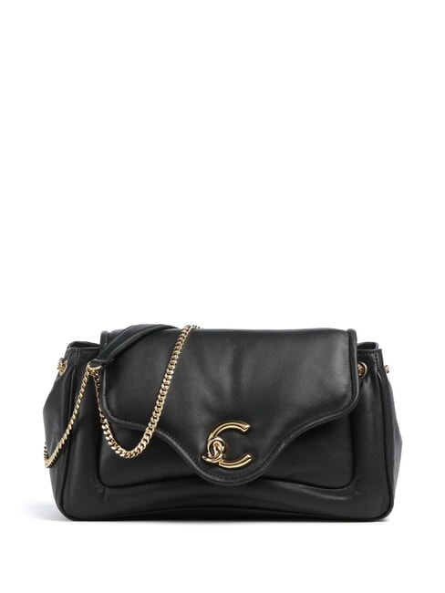 COCCINELLE C-ME FLUFFY Bolso de hombro negro - Bolsos Mujer