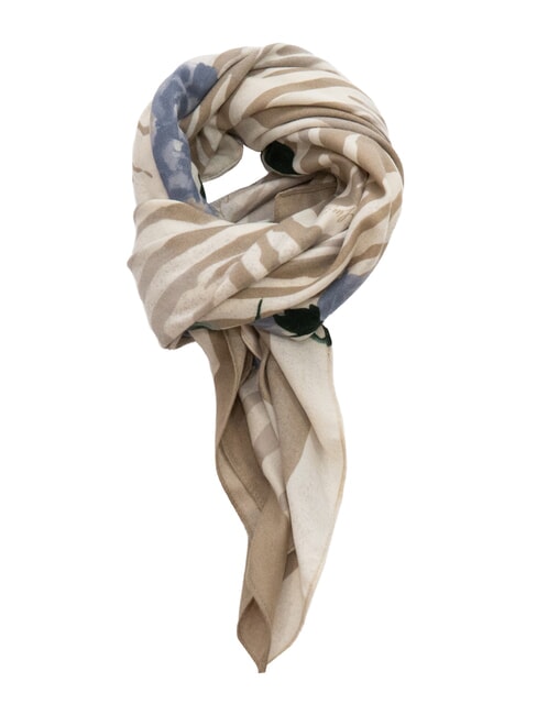 LIUJO ZEBRA Bufanda con estampado integral natural - Bufandas
