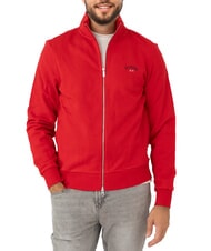 SUN68 MINI LOGO Sudadera de cuello alto con cremallera - Sudaderas