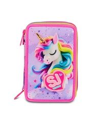 SJGANG FABLE JOURNEY Estuche de 3 cremalleras con material escolar - Estuches y Accesorios