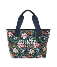 SUN68 LOGO BEACH Bolsa de playa en lona - Bolsos Mujer