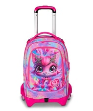 SJGANG CAT LED Mochila con ruedas desmontable de 3 ruedas fuxiafluo - Mochilas con ruedas - 1