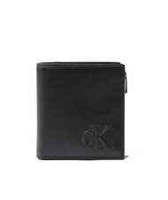 CALVIN KLEIN SCULPTED IMPRESS Mini billetera de cuero - Carteras Hombre