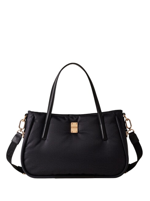 BORBONESE CAHIER  Bolso bandolera con correa para el hombro negro oscuro - Bolsos Mujer