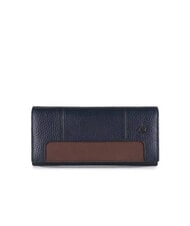 PIQUADRO CAMPIONARIO - SCOTT Cartera de dos fuelles con solapa azul - Carteras Mujer - 1