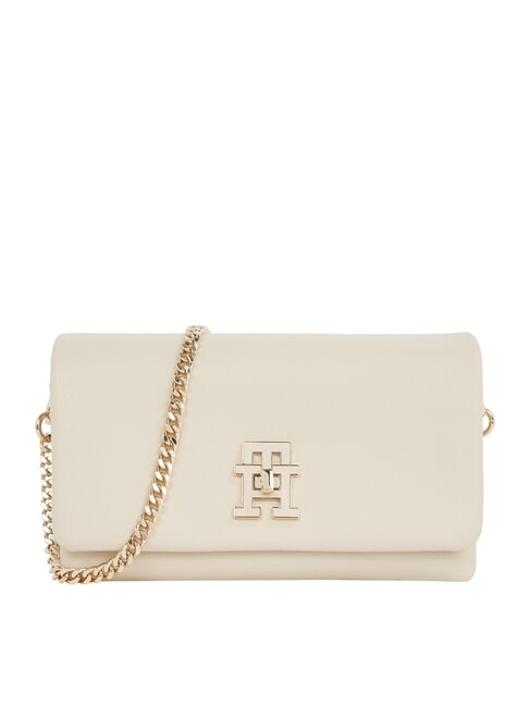 TOMMY HILFIGER TH MODERN  Mini bolso de hombro beige clásico - Bolsos Mujer