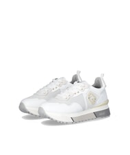 LIUJO MAXI WONDER 01 Zapatillas de piel y malla blanco - Zapatos Mujer - 1