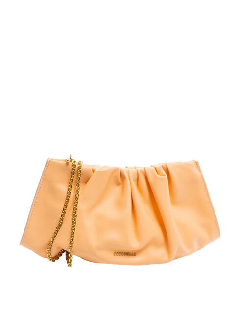 COCCINELLE DRAP SMOOTH Bolso de piel napa con cadena amanecer - Bolsos Mujer