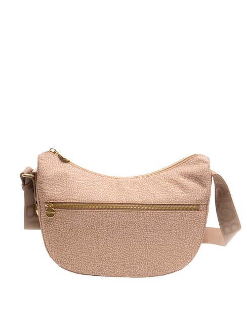 BORBONESE BORBONESO Bolso LUNA Hobo, Pequeño color de malva - Bolsos Mujer